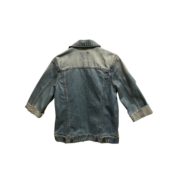 ASOS Jean Jacket Distressed - XXXS - Picture 2 of 7